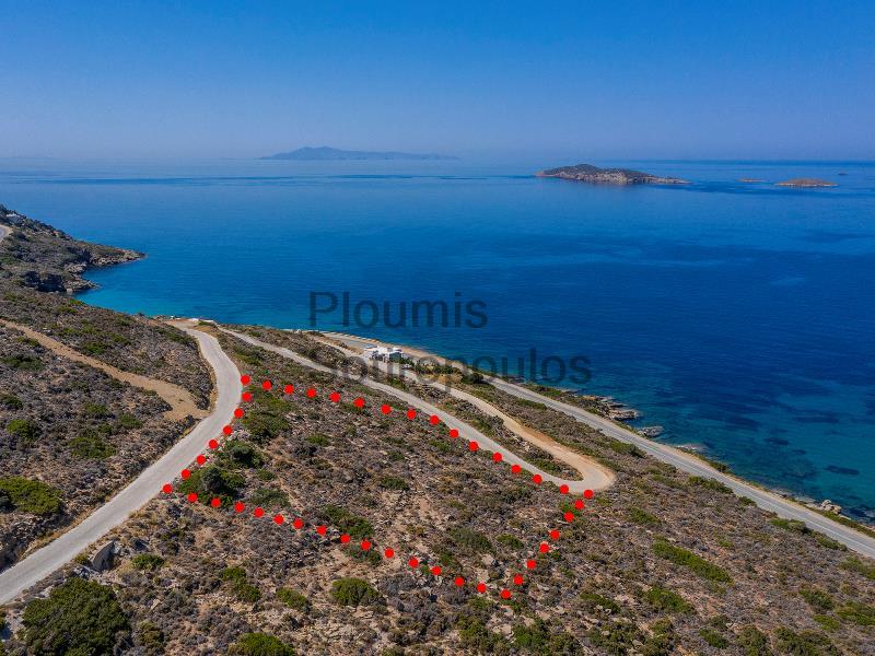 Amphitheatrical plot of land with seaviews,Andros Greece for Sale