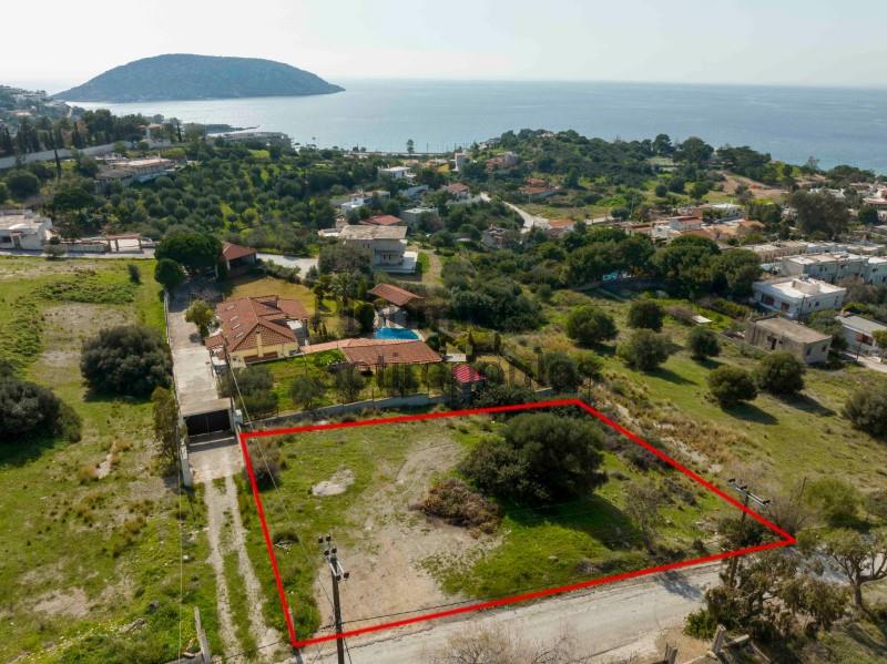 Plot of land with view in Saronida Greece for Sale