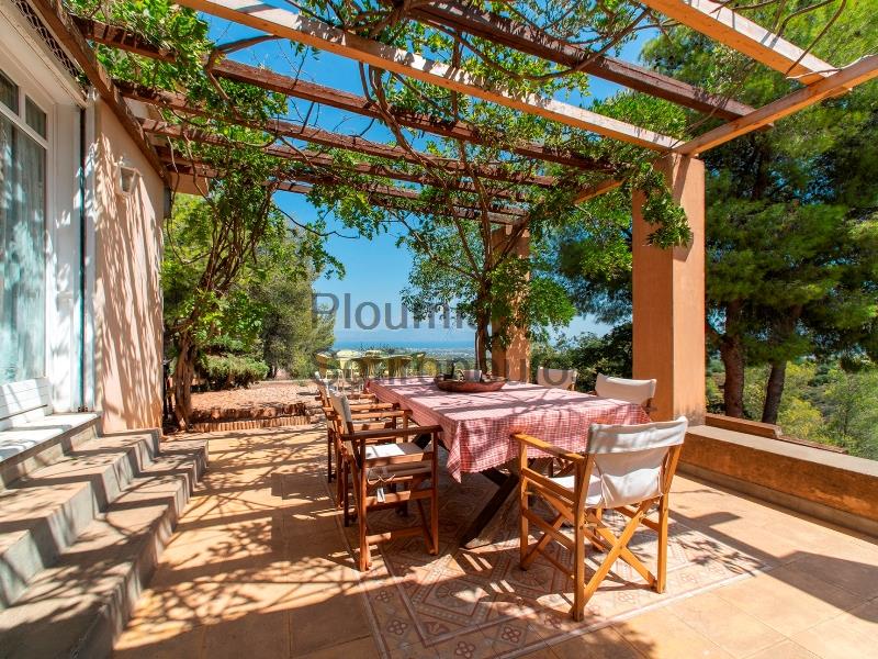 Traditional Residence facing the Corinthian Gulf Greece for Sale