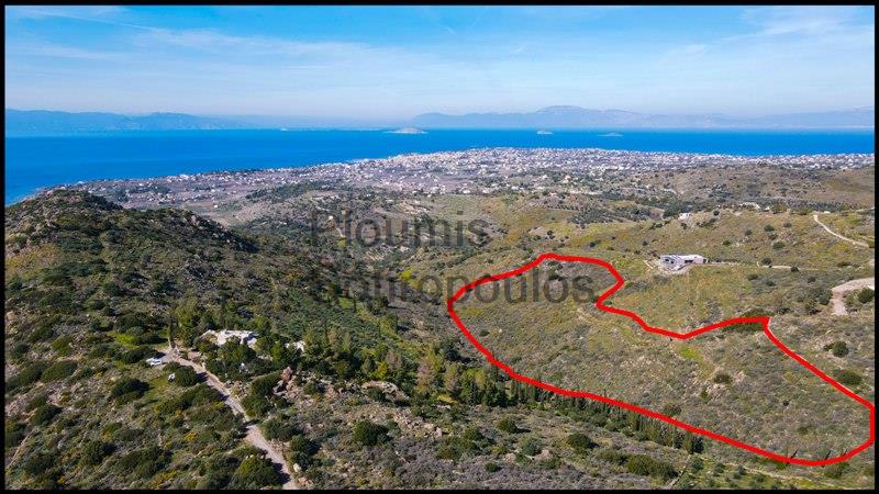 Land Plot with Open Views and a Permit, Aegina